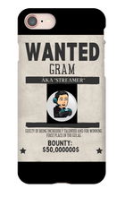 wanted_gram04 iPhone Phone Cases