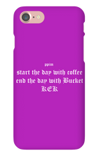 Coffee and Buckets iPhone Phone Case