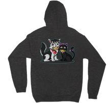 Cat and Dog hoodie-back