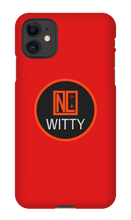 NLWITTY Circle Logo iPhone Phone Case - White