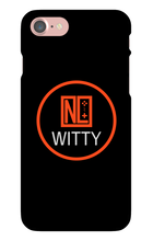 NLWITTY Circle Logo iPhone Phone Case - Black
