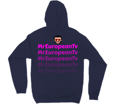 MrEuropeanTv hoodie-Logo on back