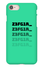 Z3FG1R_ Black Text Iphone Cases