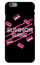 summorshine Retro Tapes Black iPhone Case