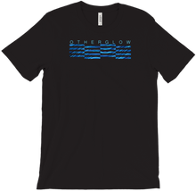 blue swirls shirt