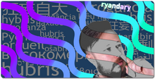 Hubris WordCloud | XXL Gaming Mousepad
