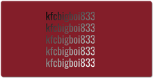 kfcbigboi833 XXL Gaming Mousepad