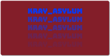 kray_asylum XXL Gaming Mousepad
