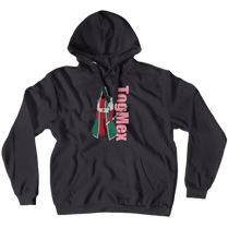 Hoodies (No-Zip/Pullover) - Pink Text