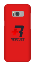 RESCUEE Samsung Phone Case Black and Red Logo