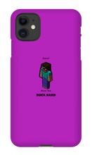 Rock hard iPhone Phone Cases