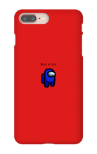 Blue is sus iPhone Phone Cases