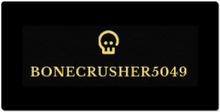 BONECRUSHER5049 Skull logo XXL Gaming Mousepad