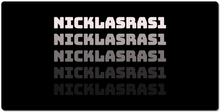 nicklasras1 XXL Gaming Mousepad