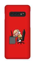 Desk Chibi Samsung Phone Cases