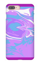 xittlesmousepads iPhone case purple blue