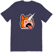 E1nhornlama T-Shirt Logo auf Rücken