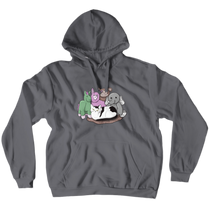 MilkyCat with Plushies Hoodie (No-Zip/Pullover)
