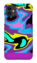 80's swirl iPhone Phone Cases