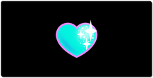 Sparkly Heart Gaming Mousepad