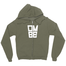 ombetv Zip Up Hoodie [White Logo]
