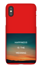 Happiness is the meaning iPhone Cases