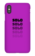 Fading Solo Text iPhone Phone Cases