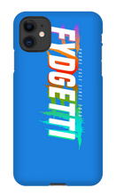 FYDGETTI White Text Design iPhone Case