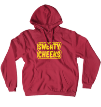 Sweaty Cheeks Hoodie (Yellow Logo)