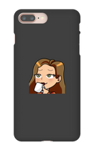 ladymanolo Sips Tea iPhone Phone Cases
