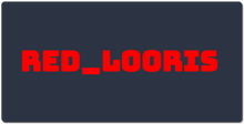 red_looris XXL Gaming Mousepad