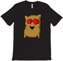 Heart Eyes Sandbag T-shirt by BeardofOz