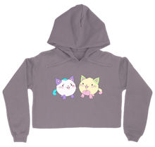 Catball cropped hoodie