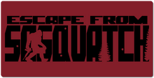 XXL Mousepad - Escape from Sasquatch - Black