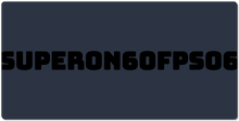 superon60fps06 XXL Gaming Mousepad