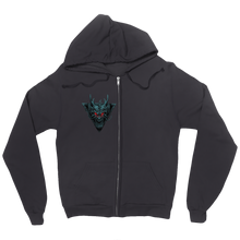 greendragonking oni dragon Zip Up Hoodie