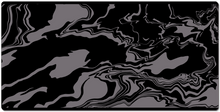 Grey and black twirl  XXL Gaming Mousepad