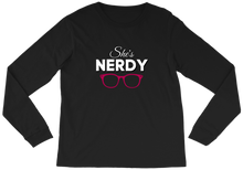 She's Nerdy long-sleeve-tee