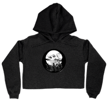 Skullmoon Womens cropped hoodie