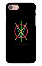 VIXOPHER CENTERED LOGO iPHONE CASE