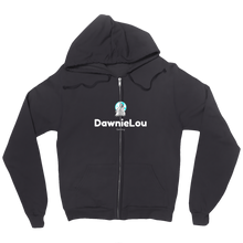 DawnieLou Wolf Logo Zip Up Hoodie