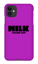 Milk iPhone Phone Cases