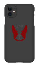 BU UPE Gray Letters iPhone Case