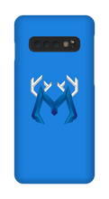 Blue logo Samsung Phone Cases