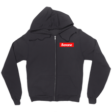 Hoodie zip "Banane"
