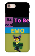 Its Cool To Be EMO iPhone Case(Color Bright  FTX)