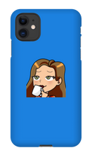 ladymanolo Sips Tea iPhone Phone Cases