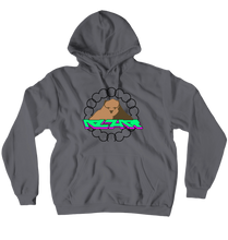 Men's Grizzly Neon Hoodie (No-Zip/Pullover)
