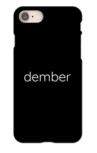 dember Text Phone Case (iPhone)