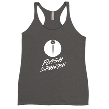 Flash Sphere White Logo Women Racerback